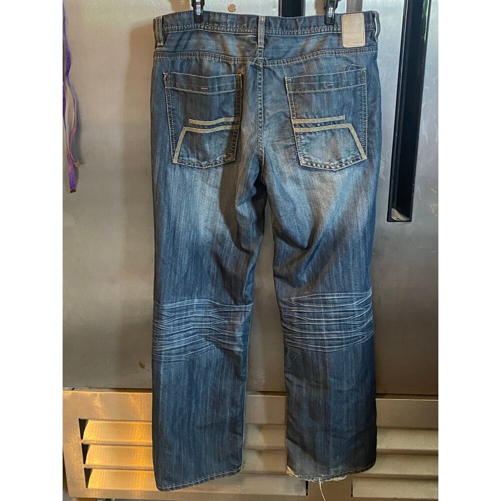 Vintage Y2K Helix Jeans w/ Embroidered Back Pockets 34x30 - Picture 4 of 12